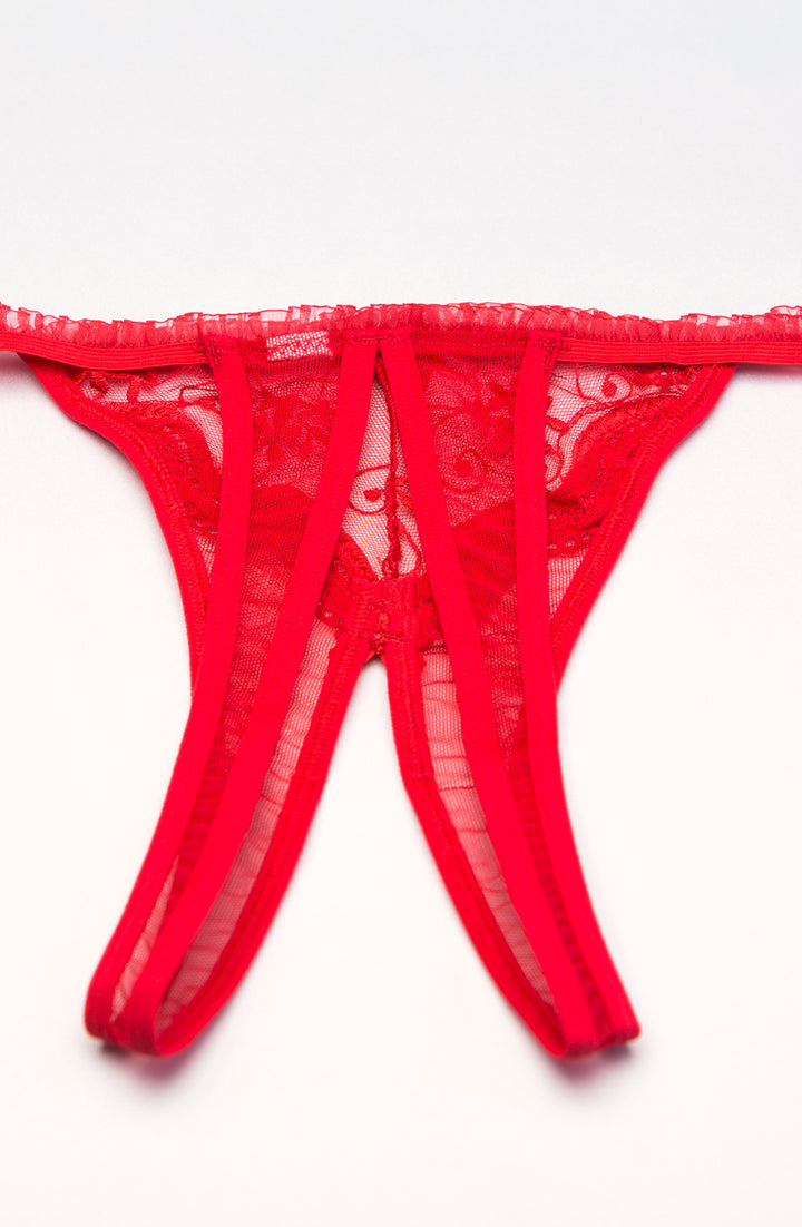 Shirley of Hollywood 10 Thong Red