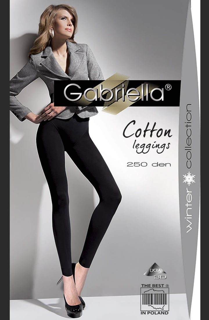 Gabriella Cotton Leggings Black
