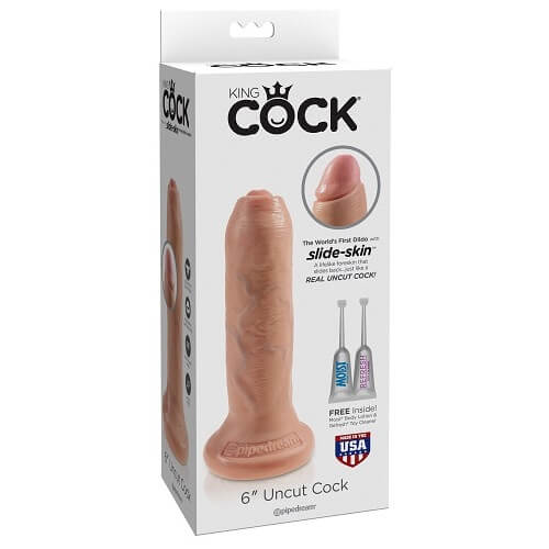 King Cock 6" Uncut Cock Flesh